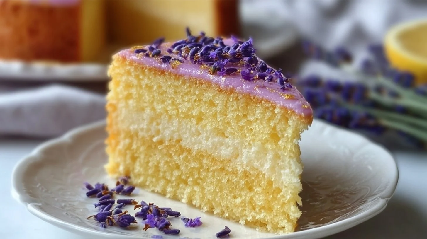 Lemon Lavender Dream Cake