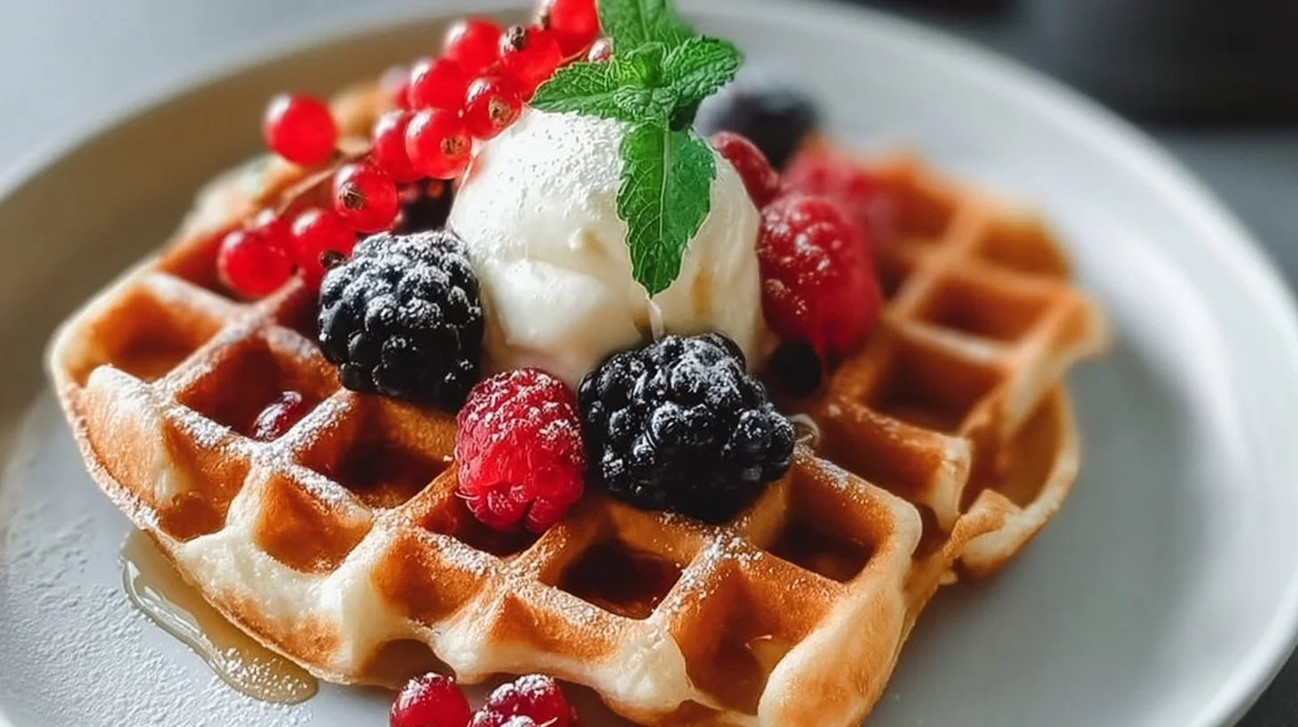 Lemon Seed Waffles