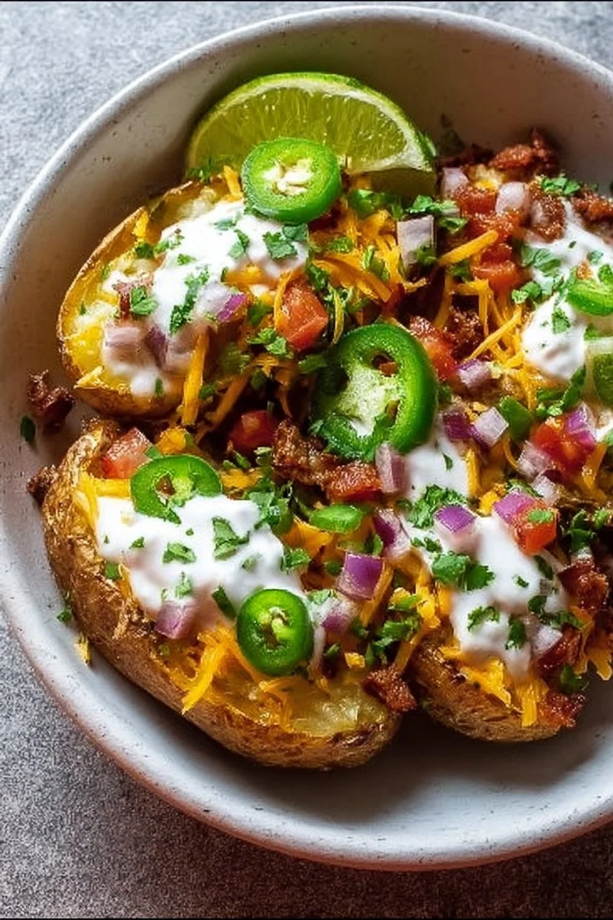 Loaded Potato Taco Bowl