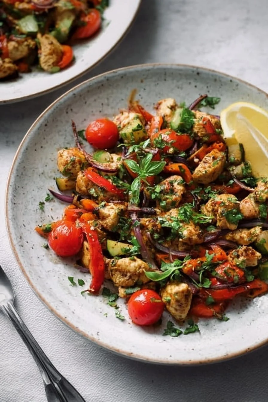 Mediterranean Chicken Stir Fry