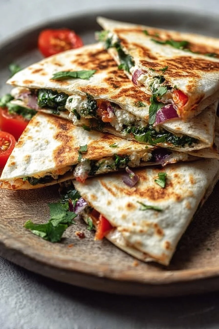 Mediterranean Quesadillas