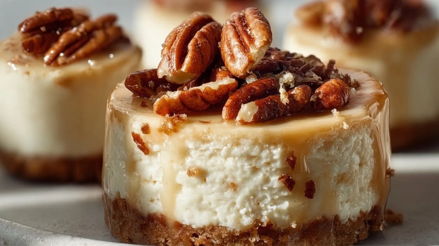 Mini Pecan Pie Cheesecakes