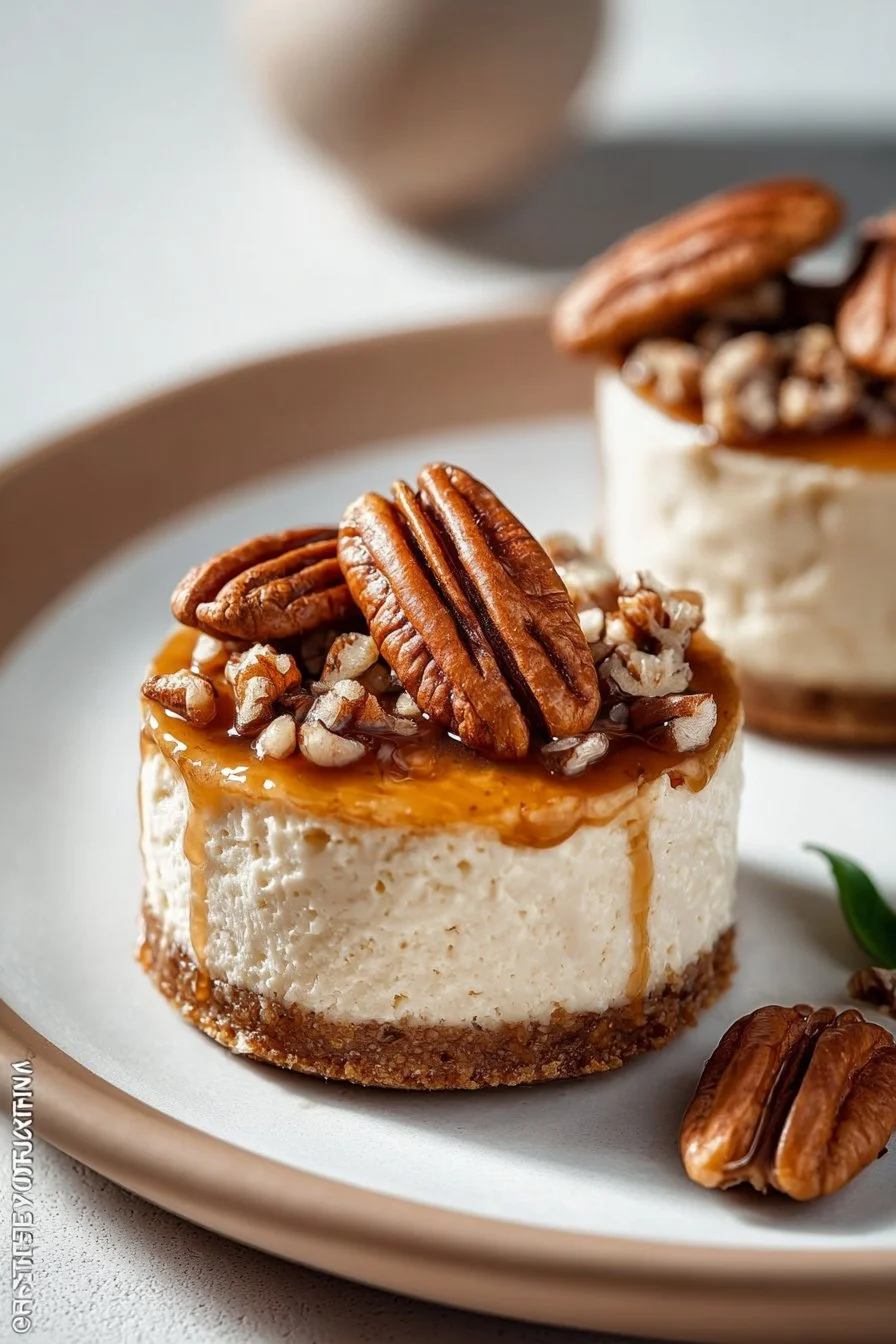 Mini Pecan Pie Cheesecakes