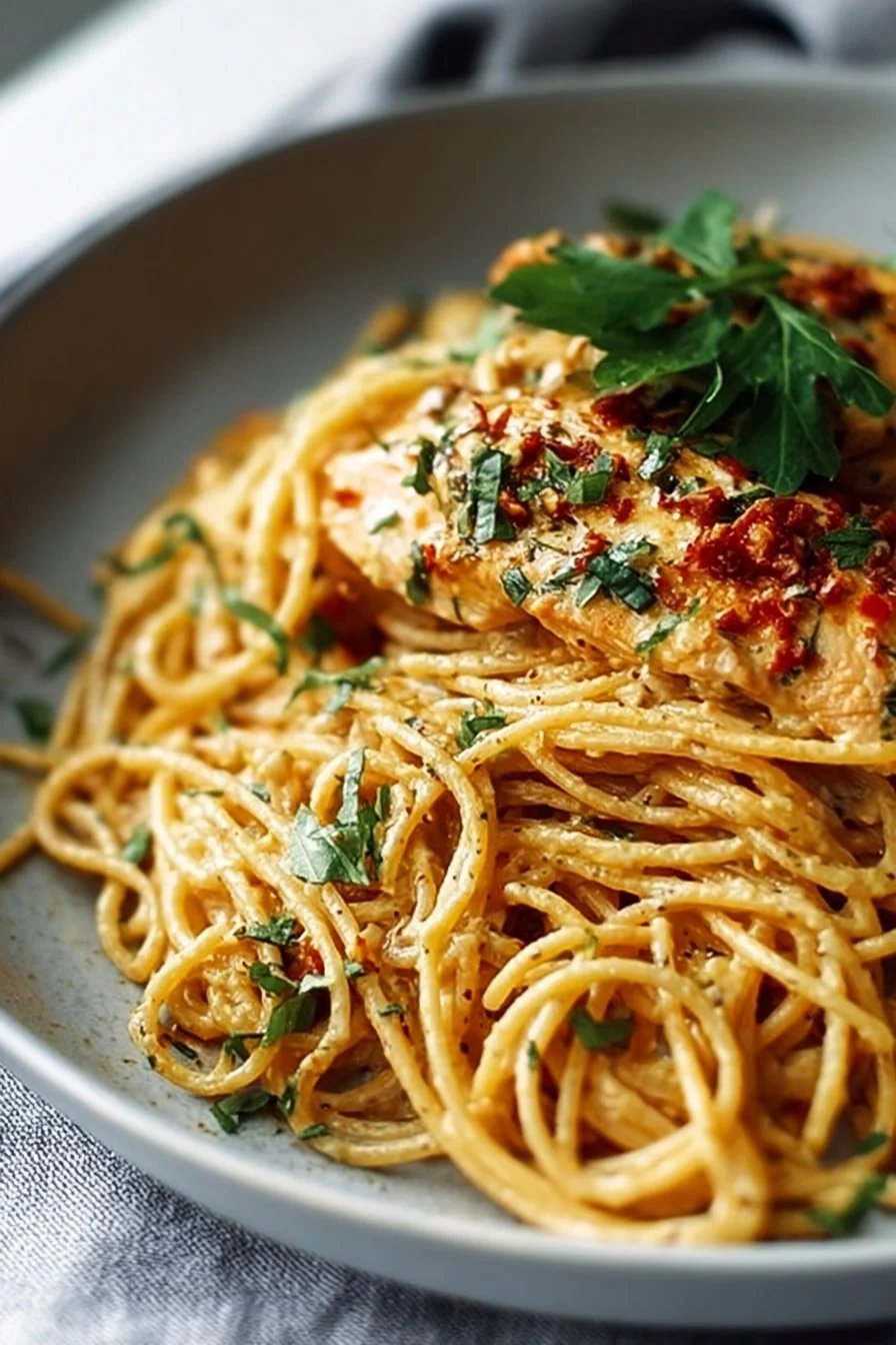 Monterey Chicken Spaghetti