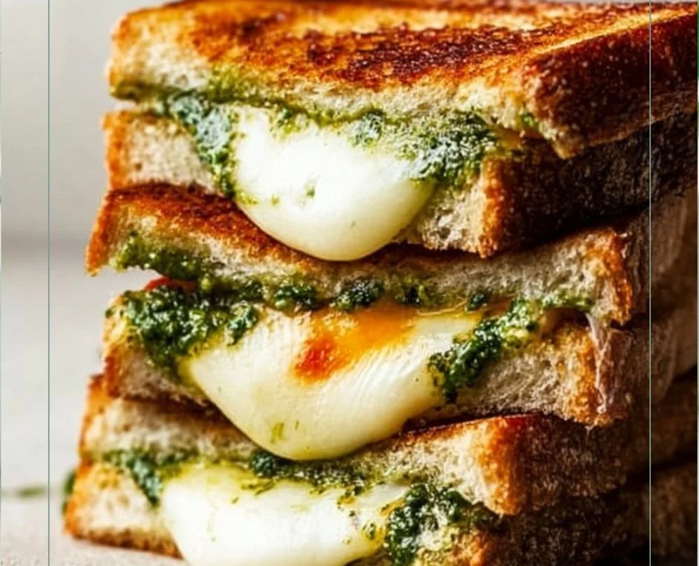 Pesto Grilled Cheese Sandwiches