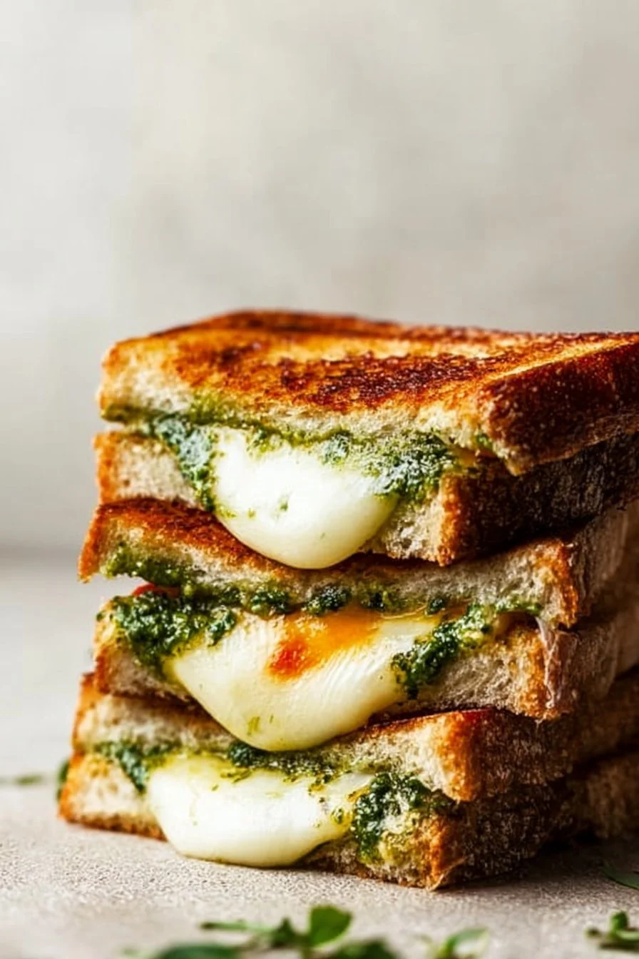 Pesto Grilled Cheese Sandwiches