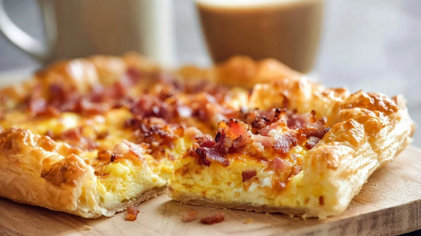 Puff Pastry Breakfast Pizza