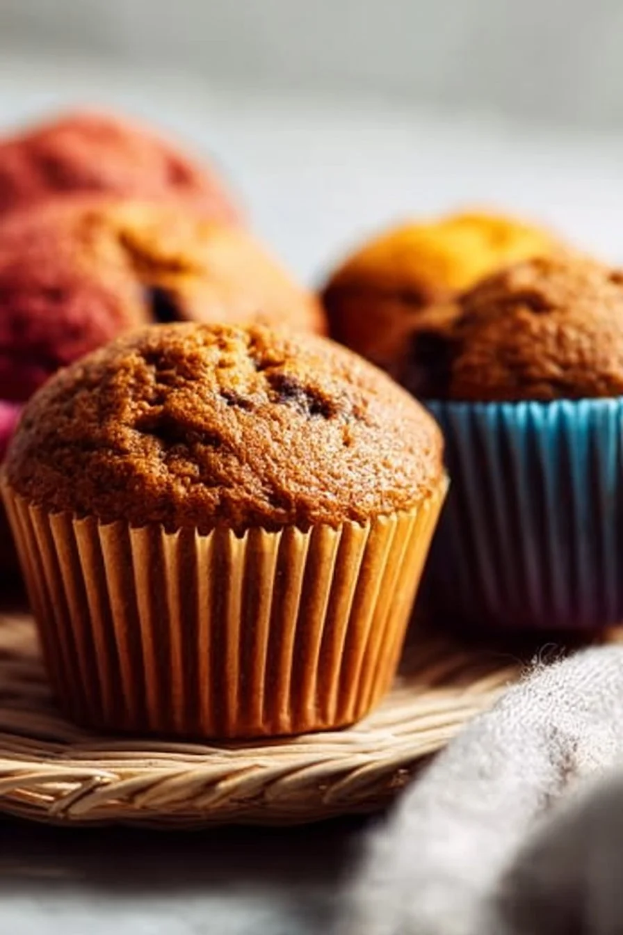 Rainbow Muffins