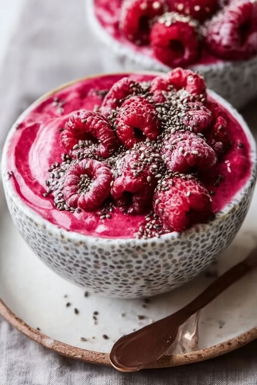 Raspberry Chia Pudding
