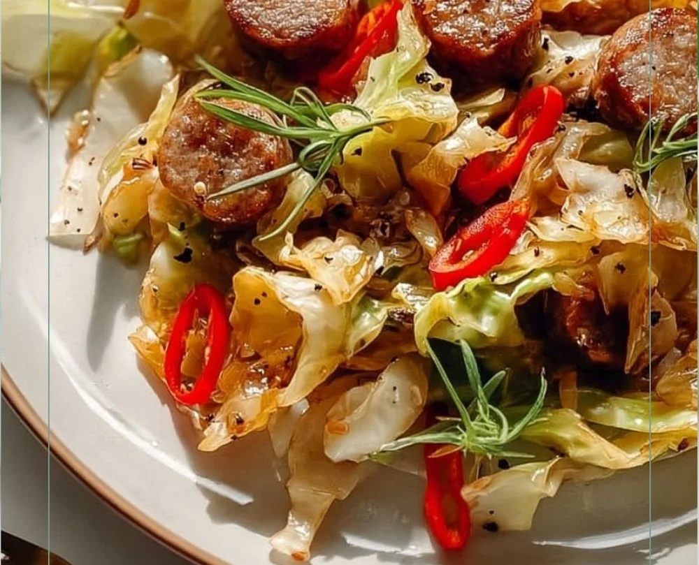 Sausage and Cabbage Stir Fry