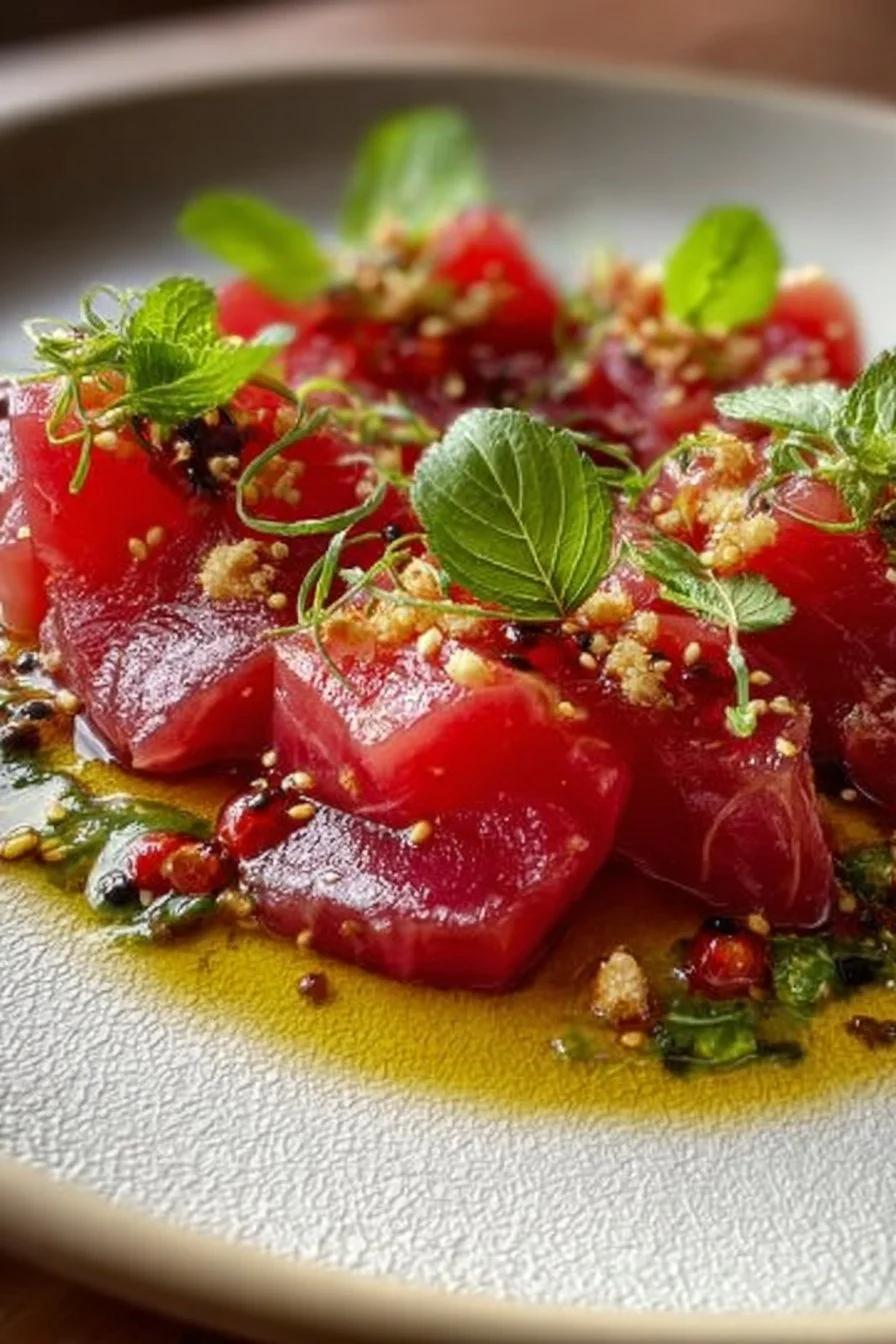 Sicilian Tuna Crudo