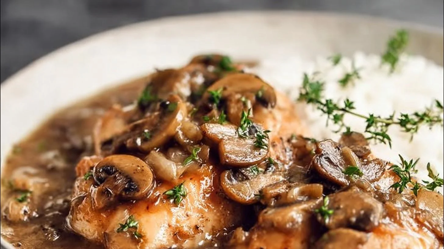 Slow Cooker Chicken Marsala