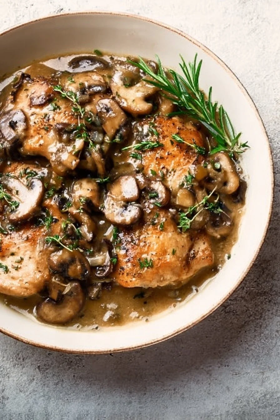 Slow Cooker Chicken Marsala