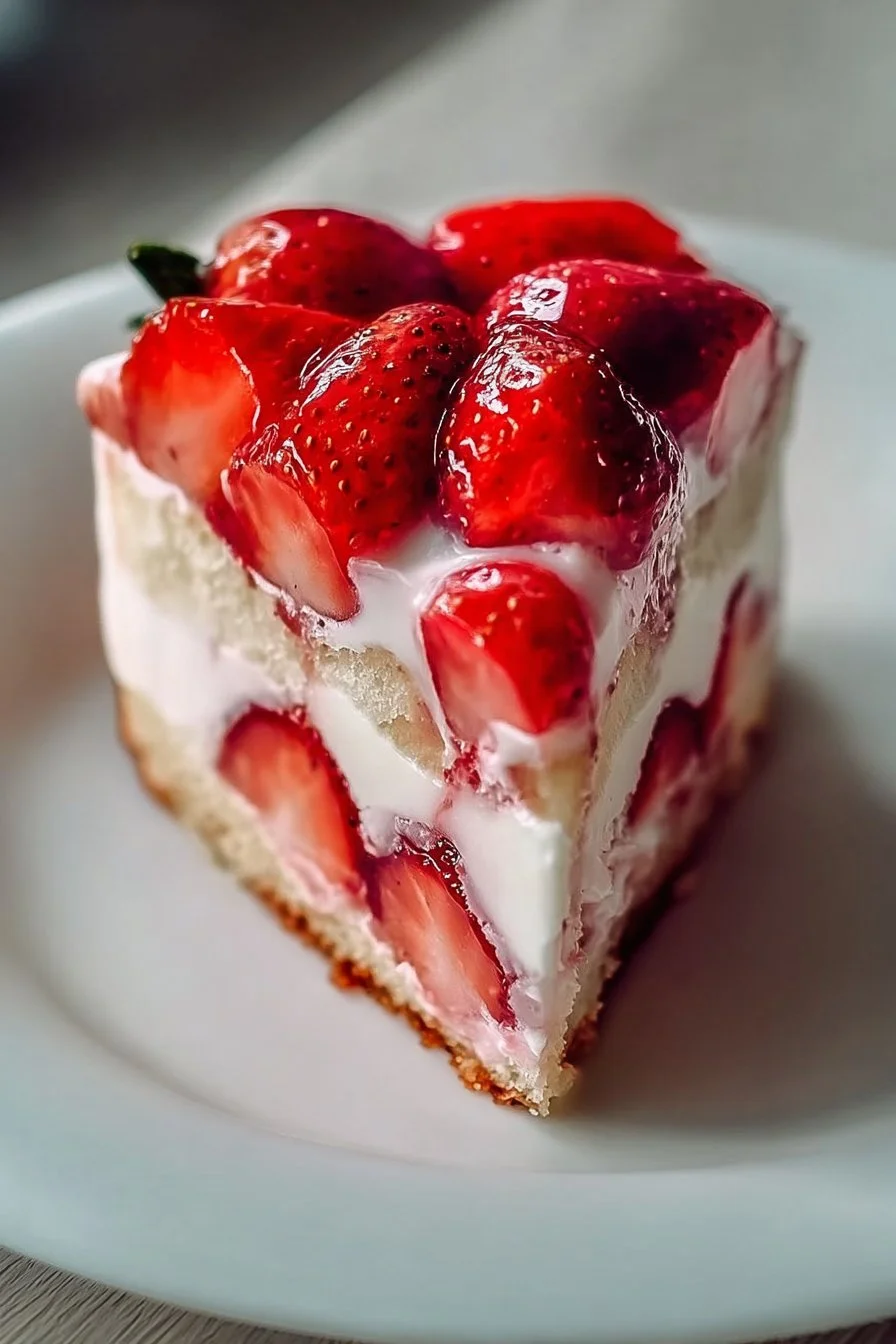 Strawberry Valentine’s Cake