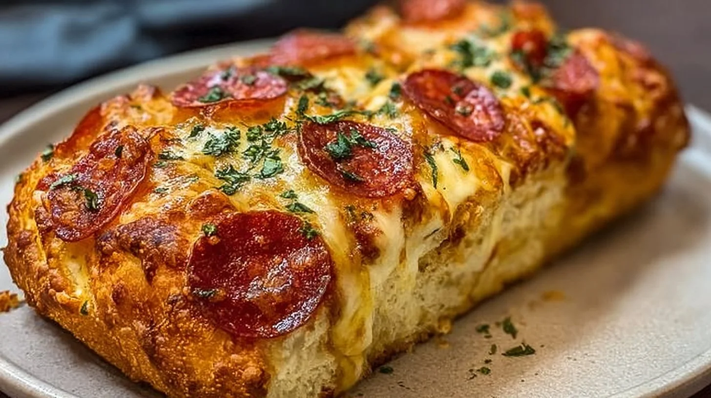 Stromboli-Style Pepperoni Bread with Frozen Bread Dough