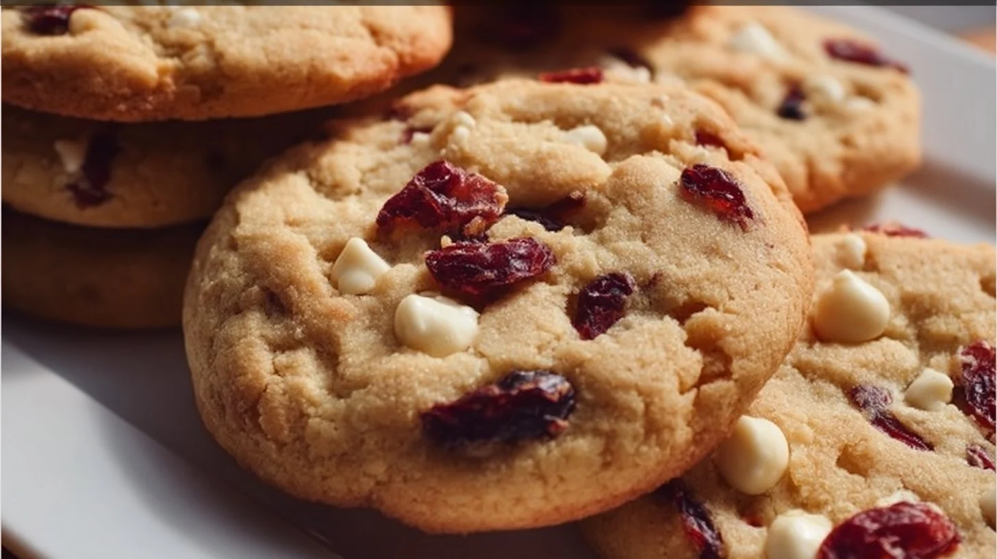 White Chocolate Cranberry Cookies
