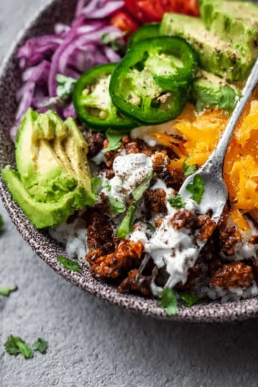 5-Minute Viral Cottage Cheese Taco Bowl
