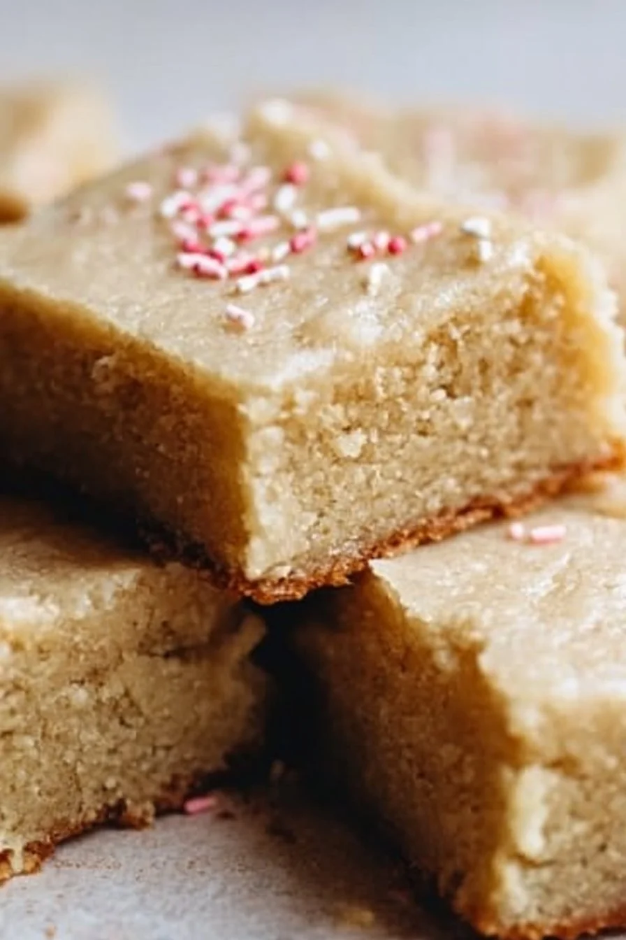 Almond Flour Sugar Cookie Bars