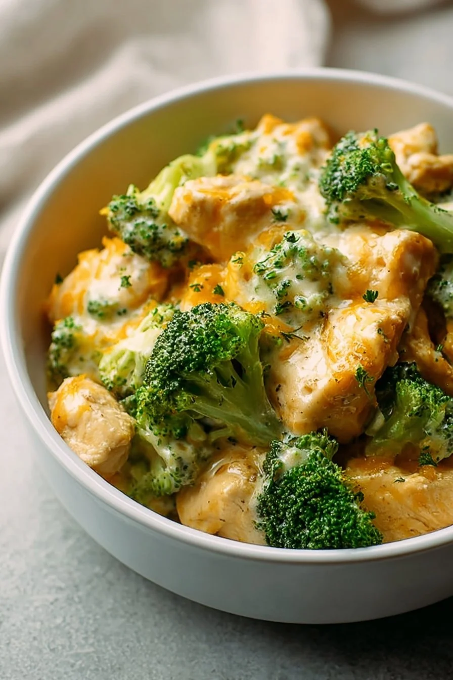 Creamy Cheesy Chicken and Broccoli