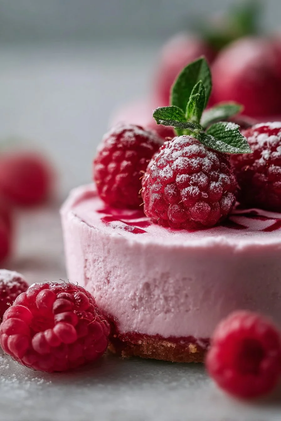 Cottage Cheese Raspberry Mousse