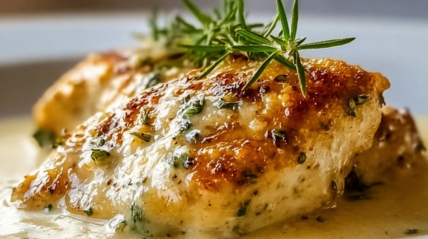Creamy garlic parmesan chicken served in a crock pot for a flavorful dinner.