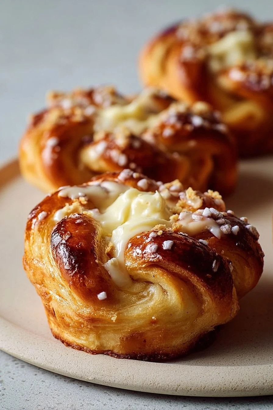 Decadent Danish Carnival Buns with Vanilla Cheesecake Delight