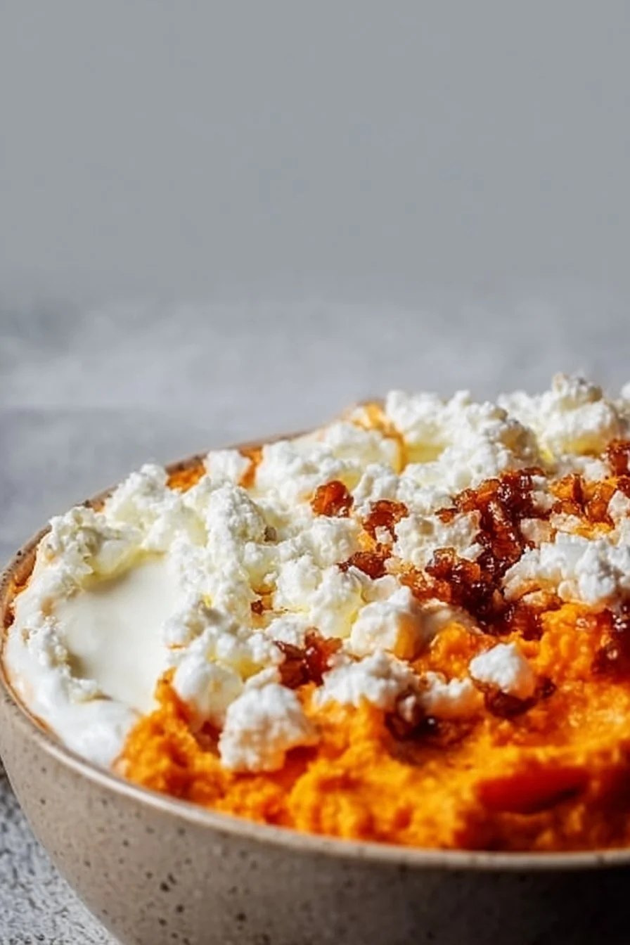 Cottage Cheese Sweet Potato Bowl