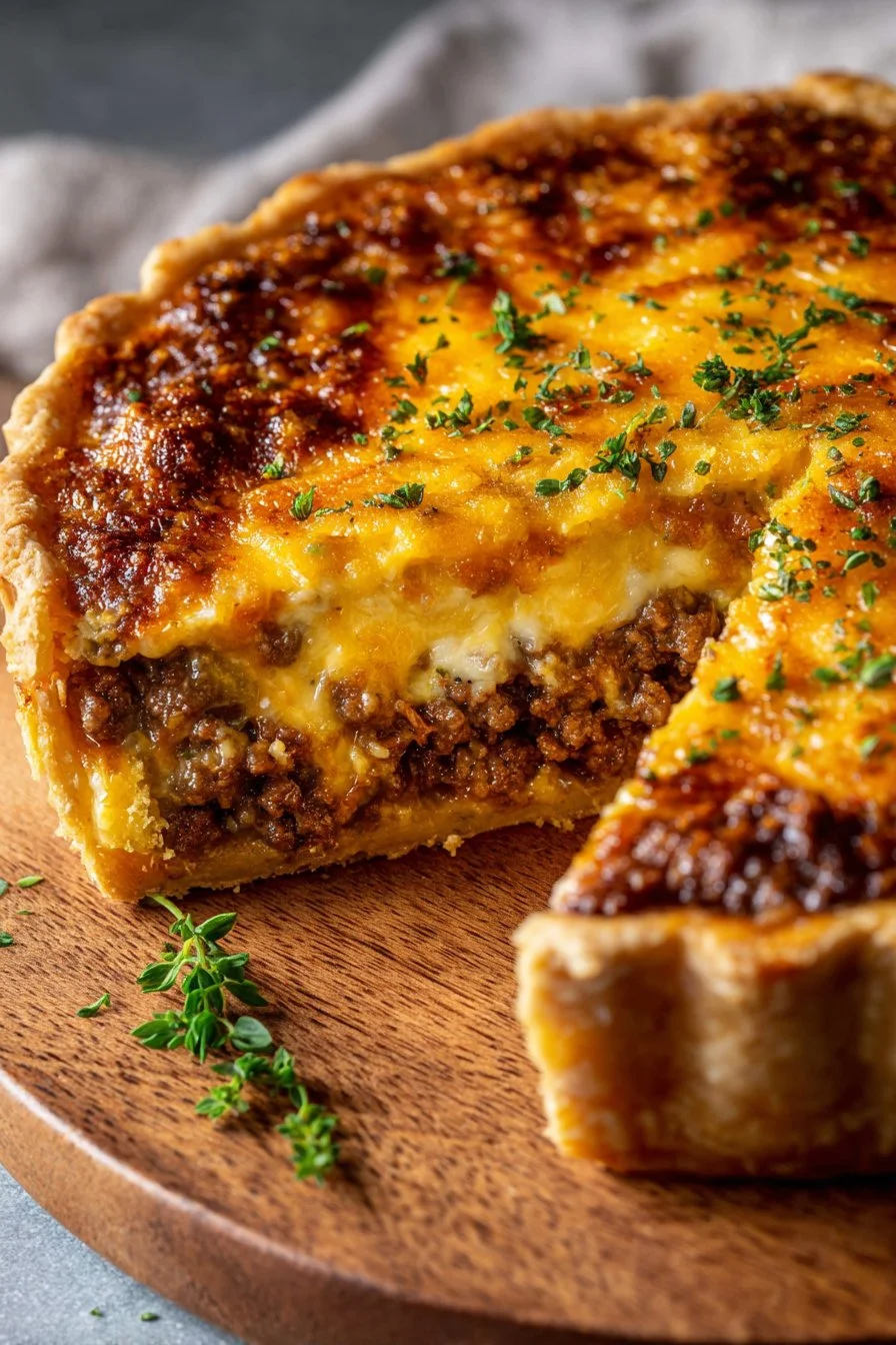 Homemade Cheeseburger Pie