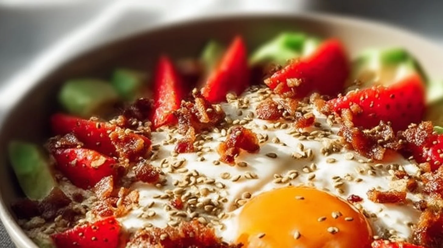 High protein breakfast bowls filled with nutritious ingredients for a healthy start.