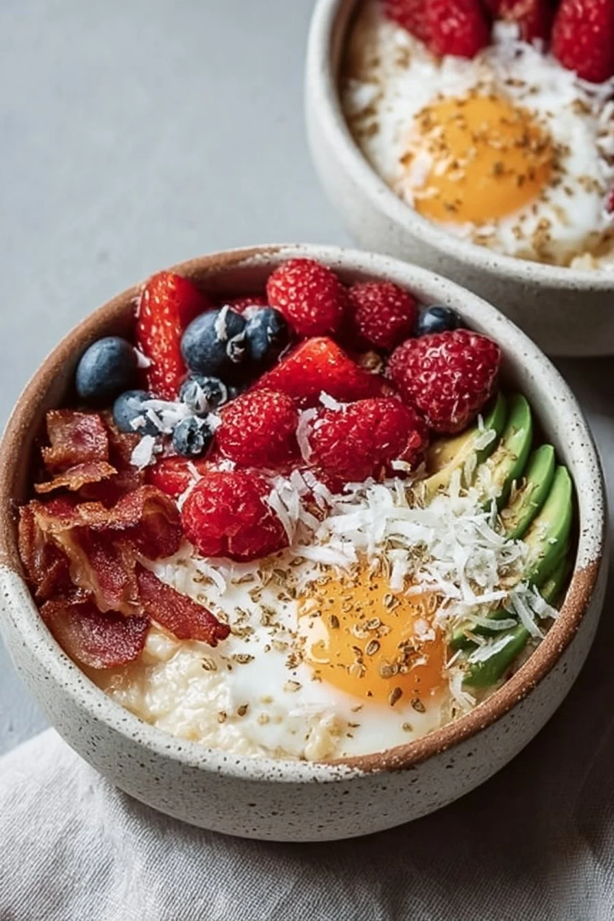 High Protein Breakfast Bowls