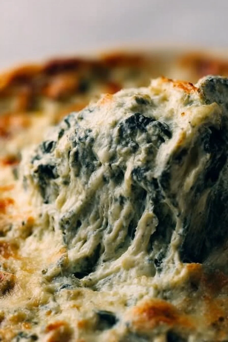 High Protein Spinach Artichoke Dip