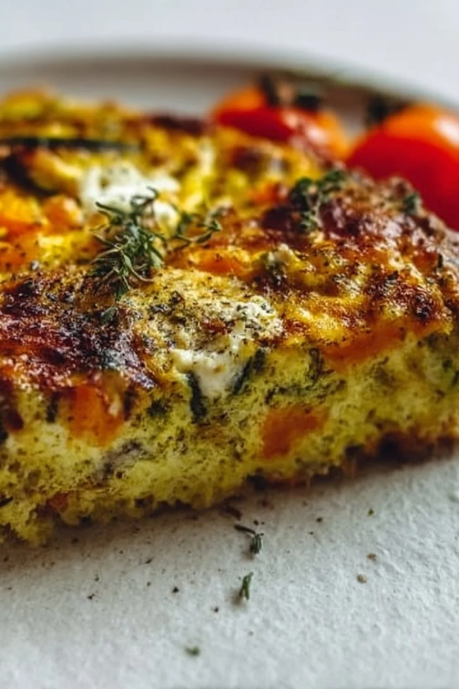 High-Protein Veggie Bake with Cottage Cheese