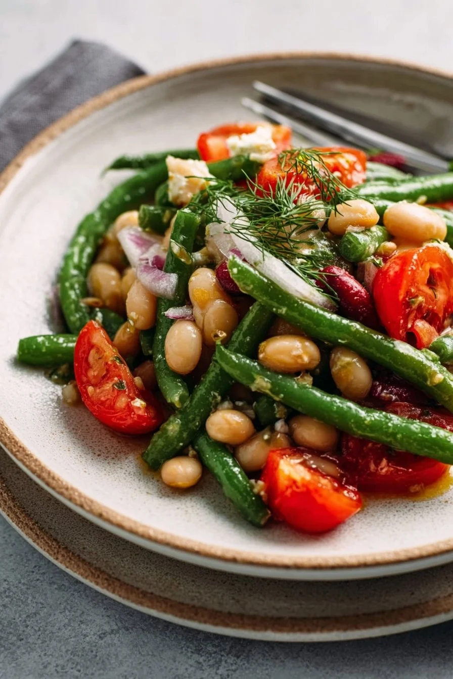 Mediterranean Dense Bean Salad