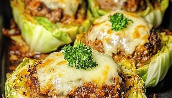 Oven-Baked Cabbage Burgers: A Healthy Twist on Classic Flavor
