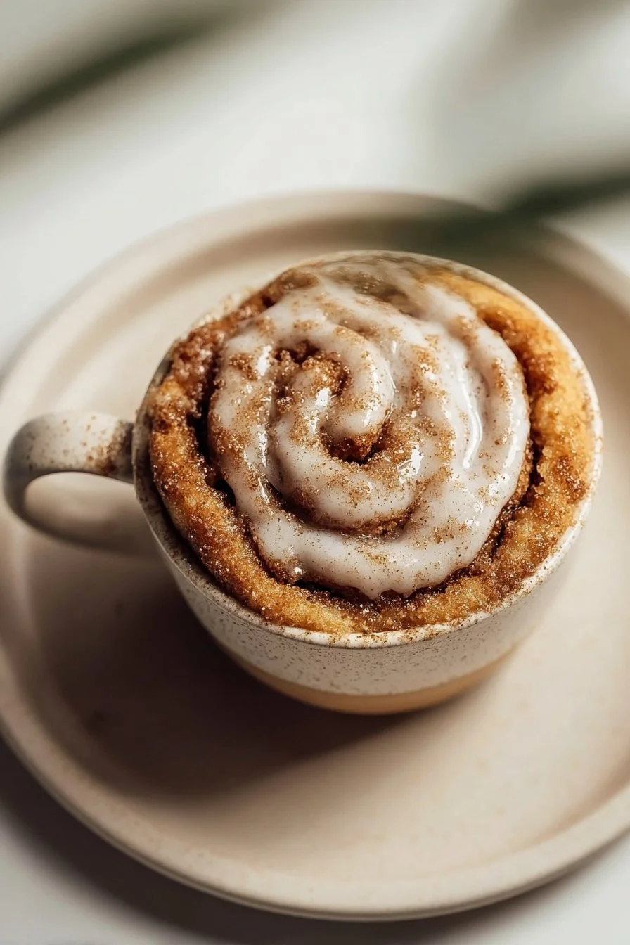 Protein Cinnamon Roll Mug Cake