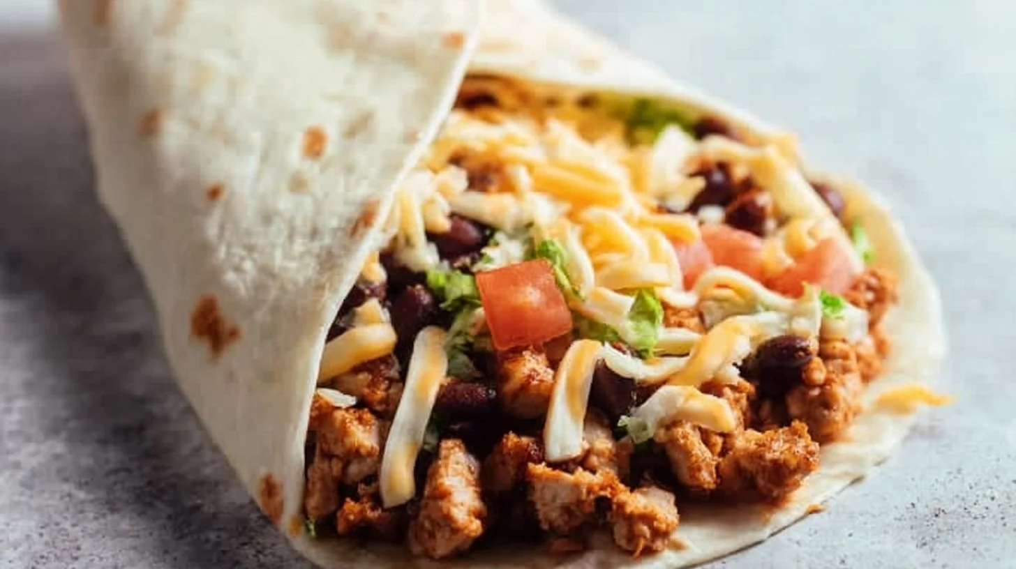 Delicious savory burritos ready for a Tex-Mex meal prep