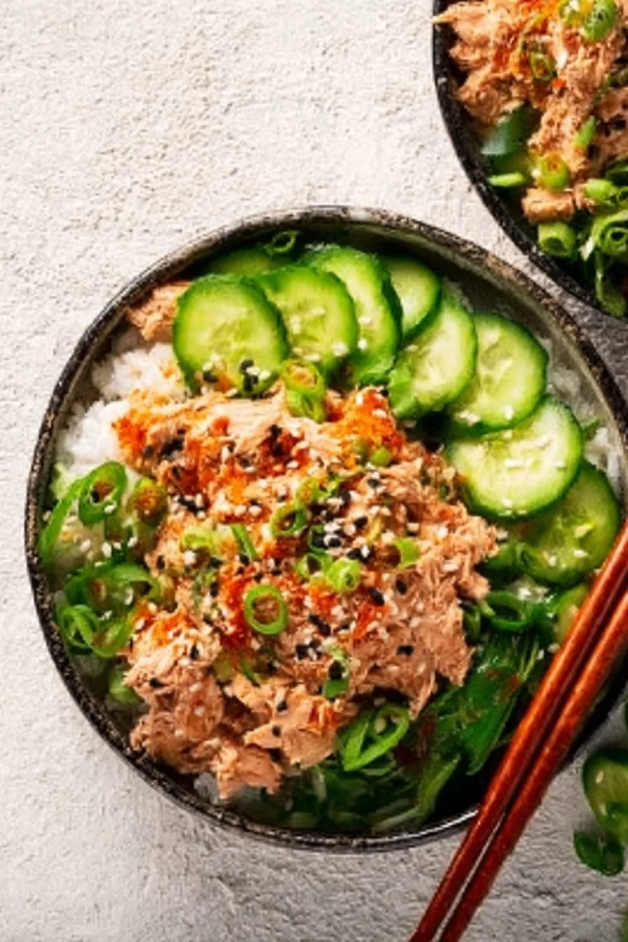 Low Carb Spicy Tuna Bowls