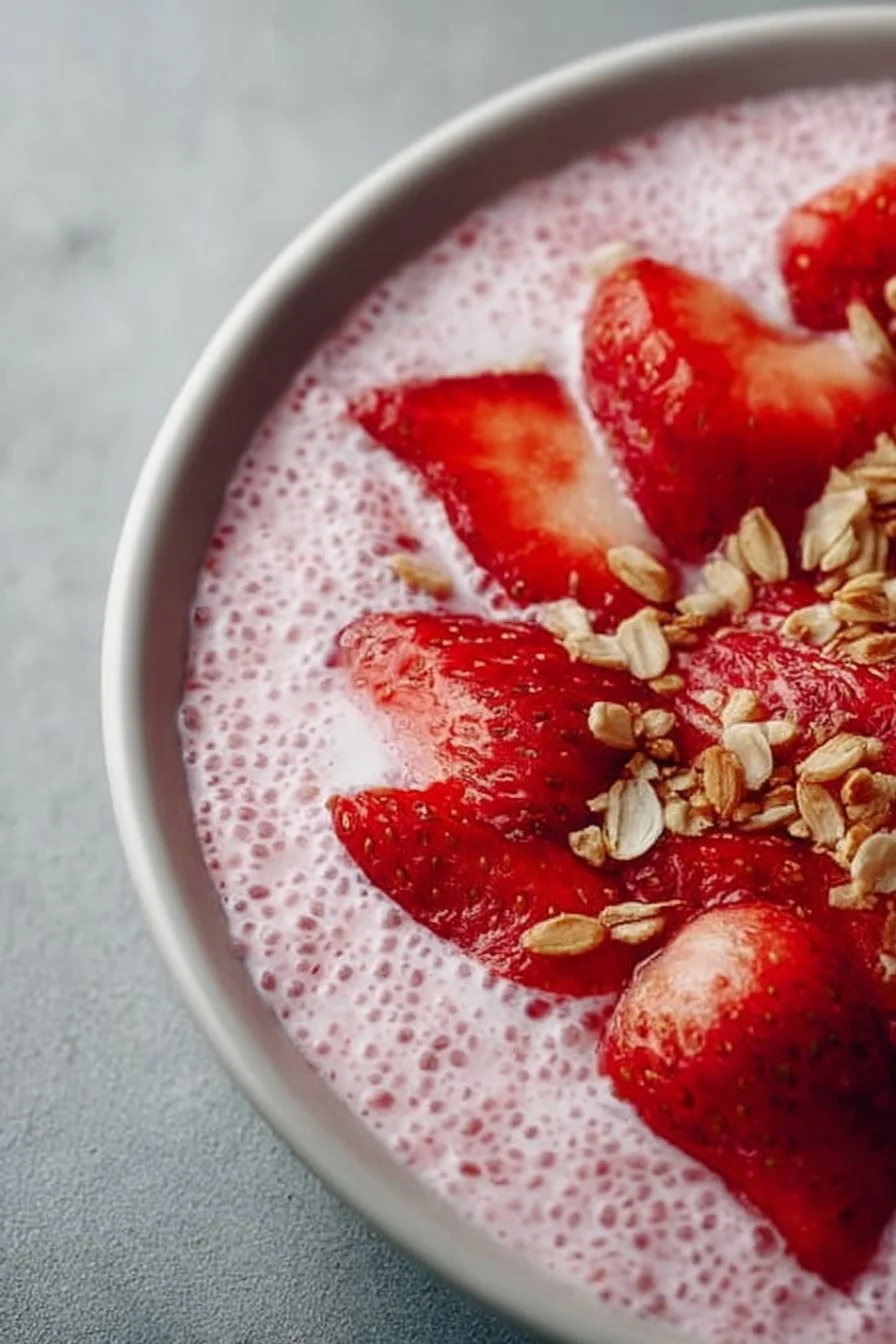 Strawberry Chia Yogurt Bowl
