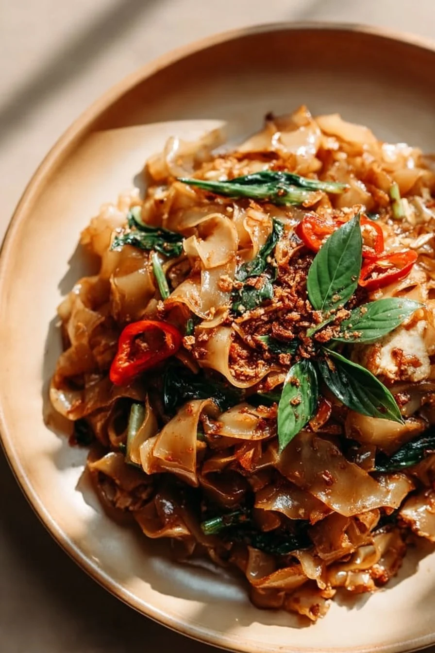 Street Style Thai Drunken Noodles