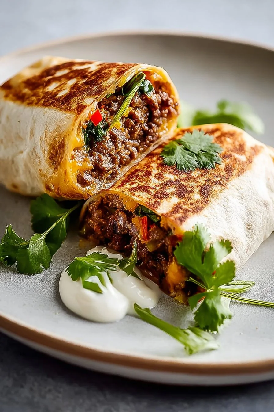 The Ultimate Stuffed Beef Burrito