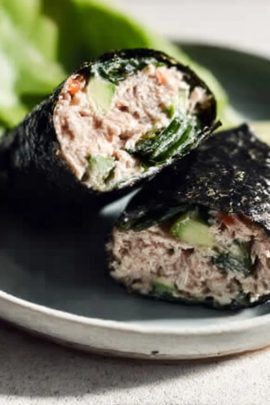 Tuna Salad Nori Wraps