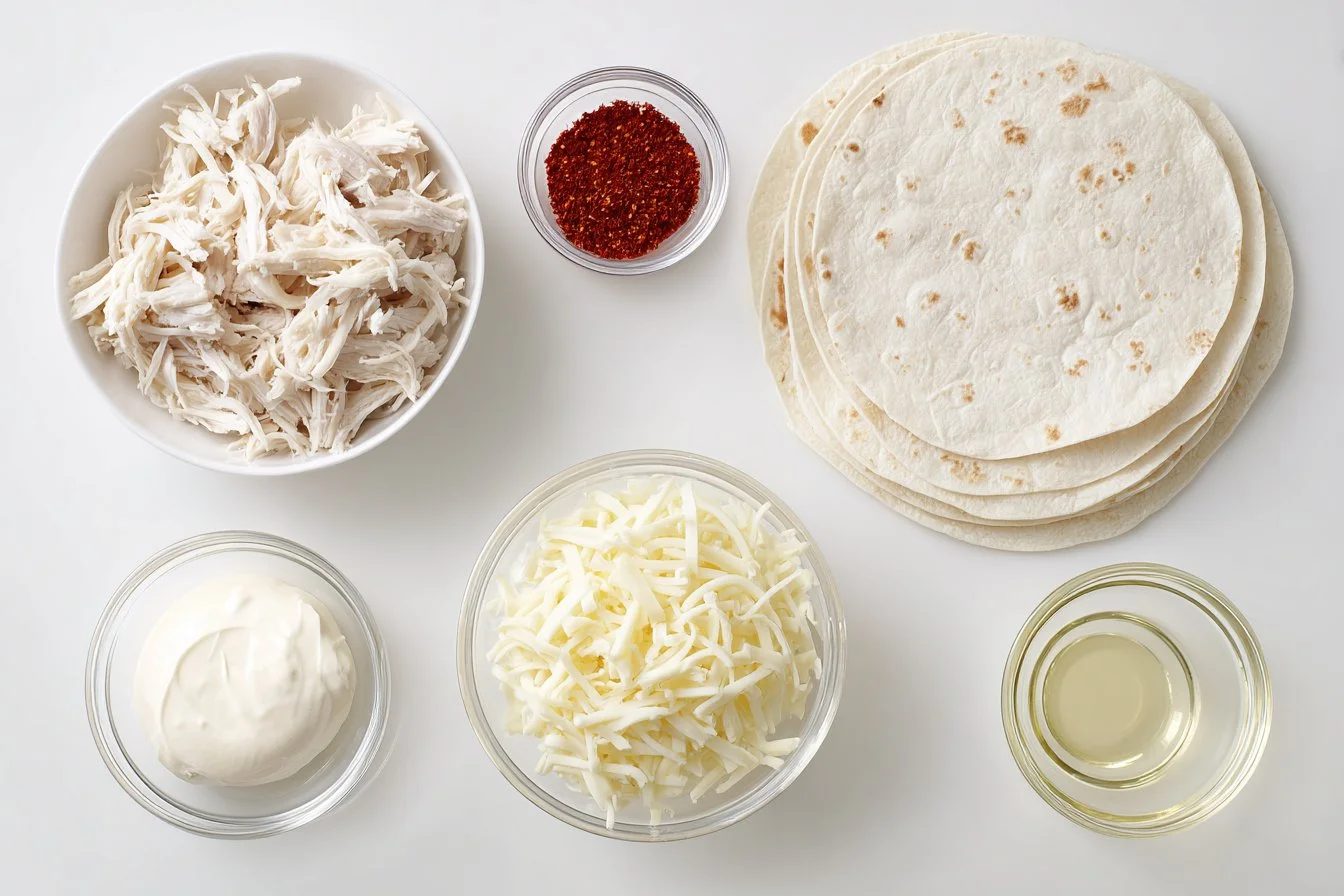 Cheesy Chicken Wraps