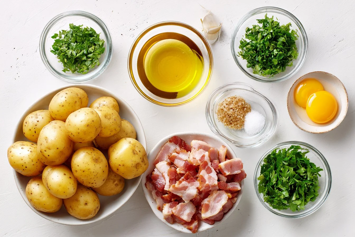 Crispy Bacon Honey Roasted Potatoes