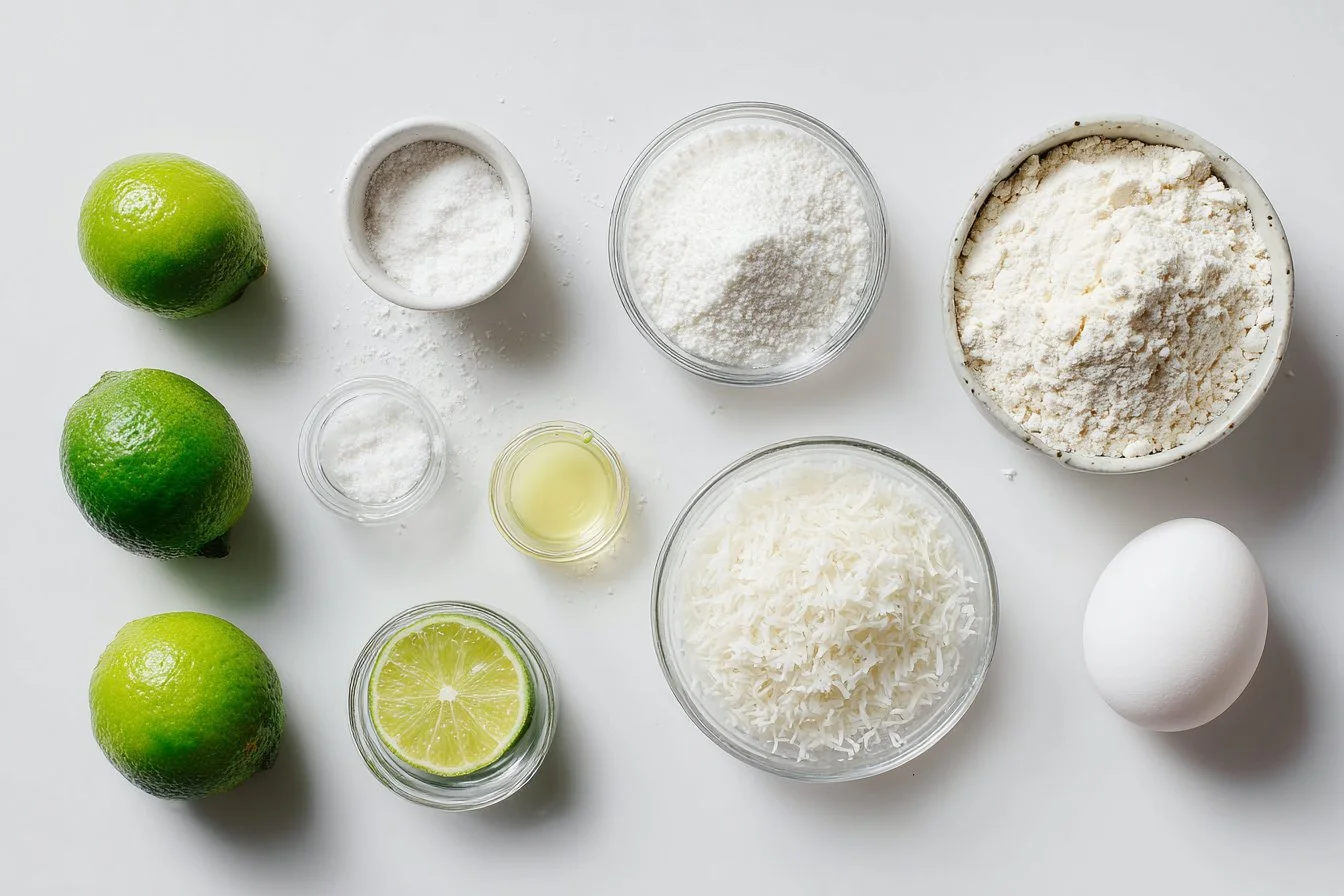 Lime Coconut Cookies