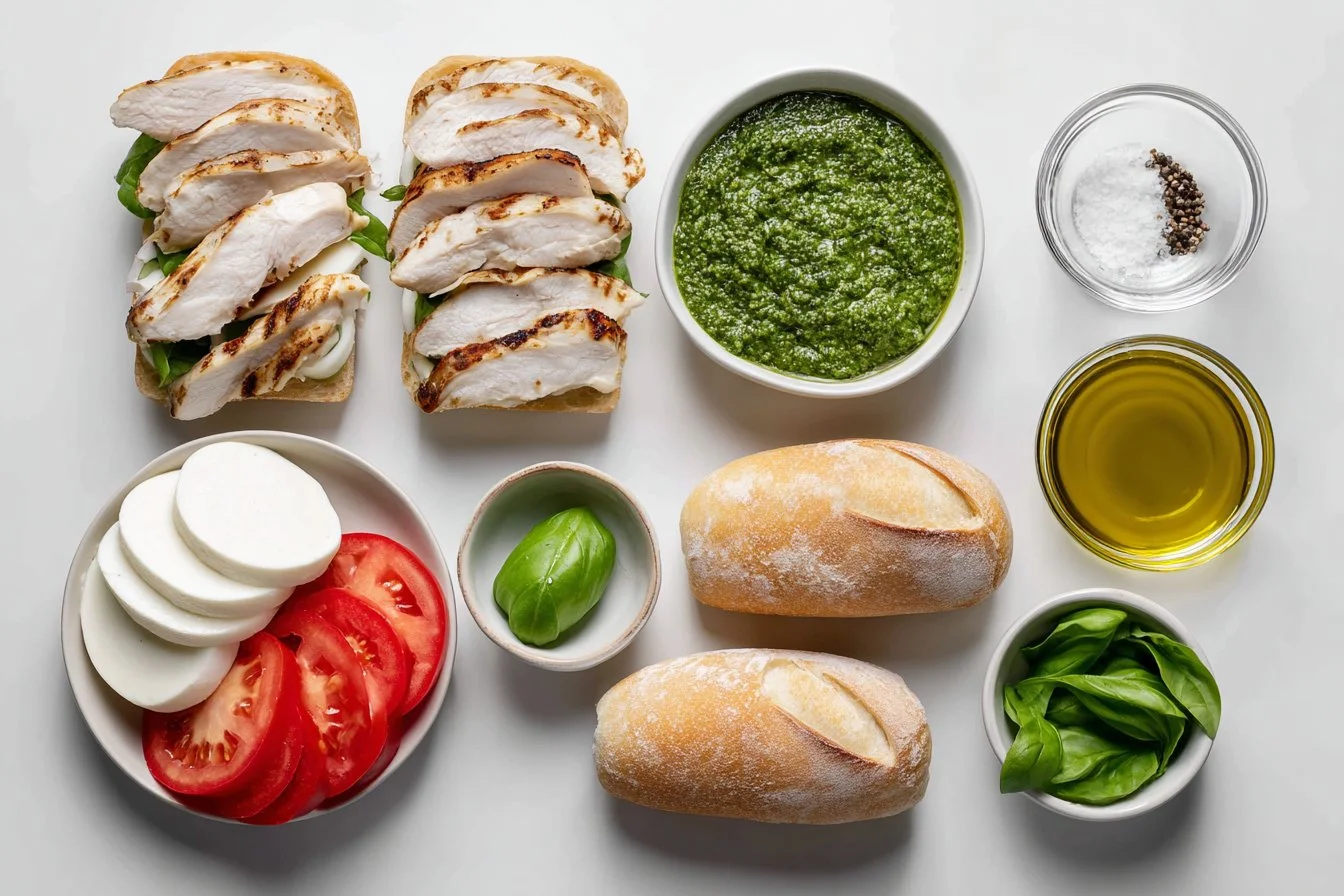 Chicken Pesto Sandwiches