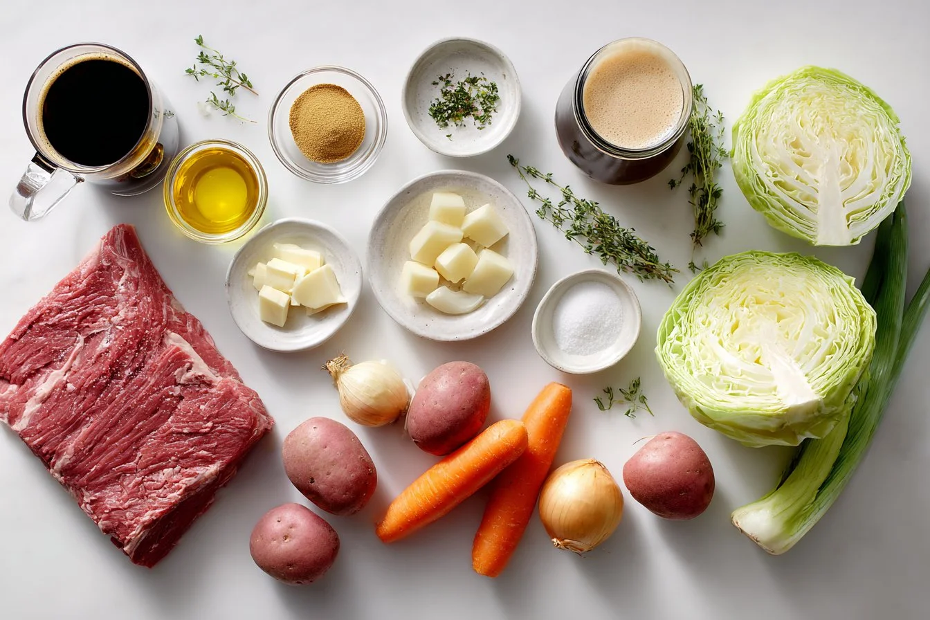 Dutch Oven Corned Beef and Cabbage