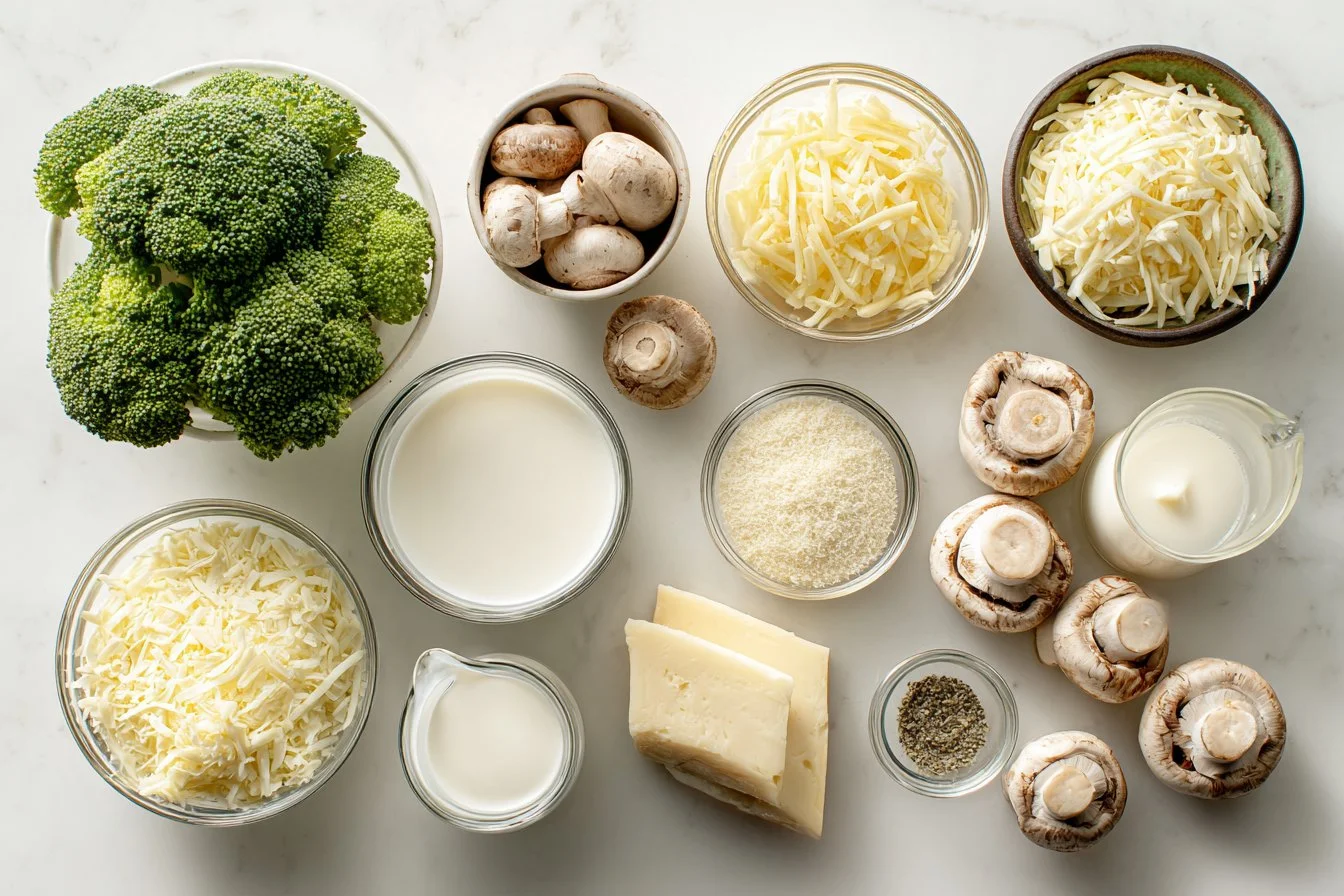Easy Oven-Baked Mushroom and Broccoli Casserole