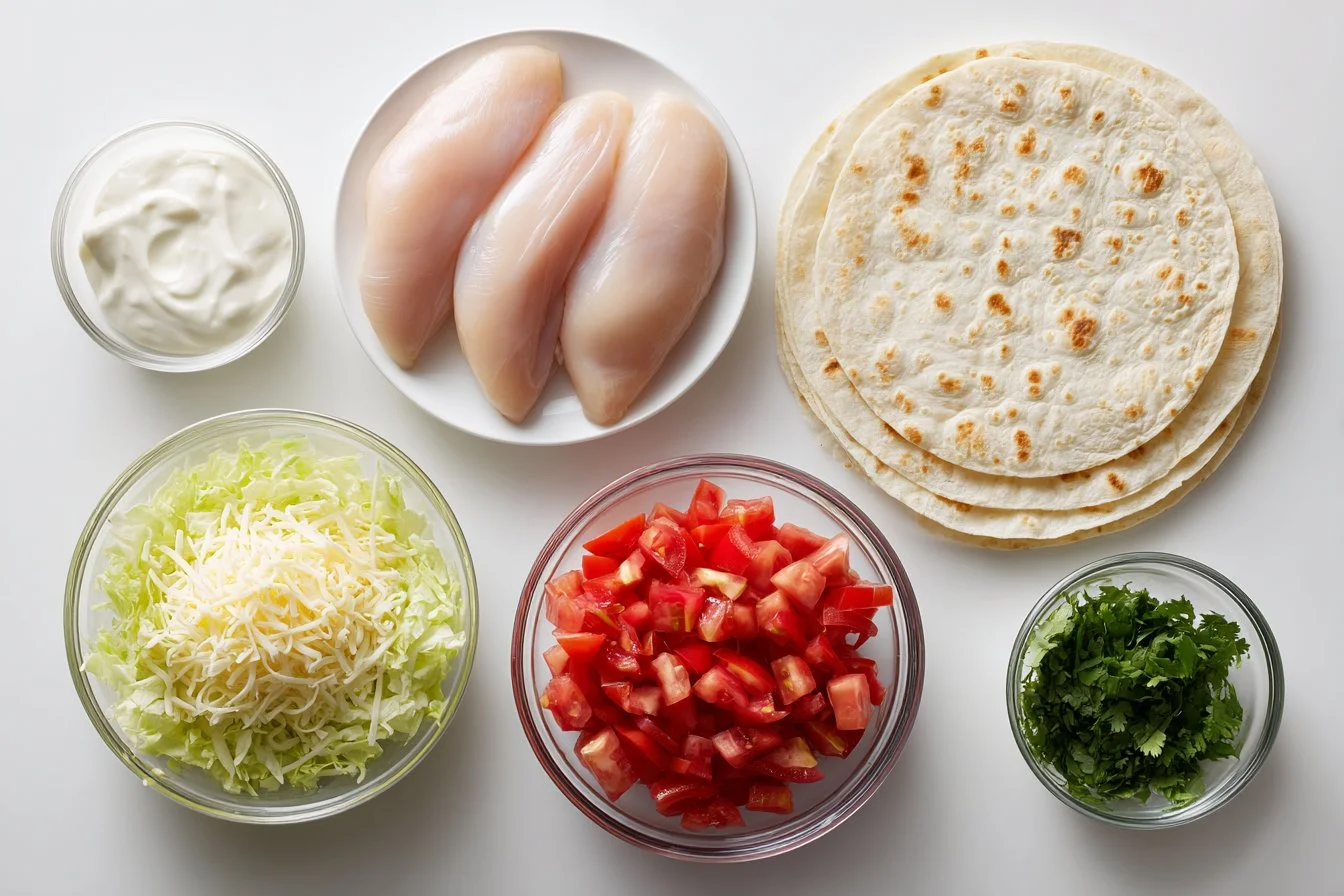 Grilled Chicken Wraps