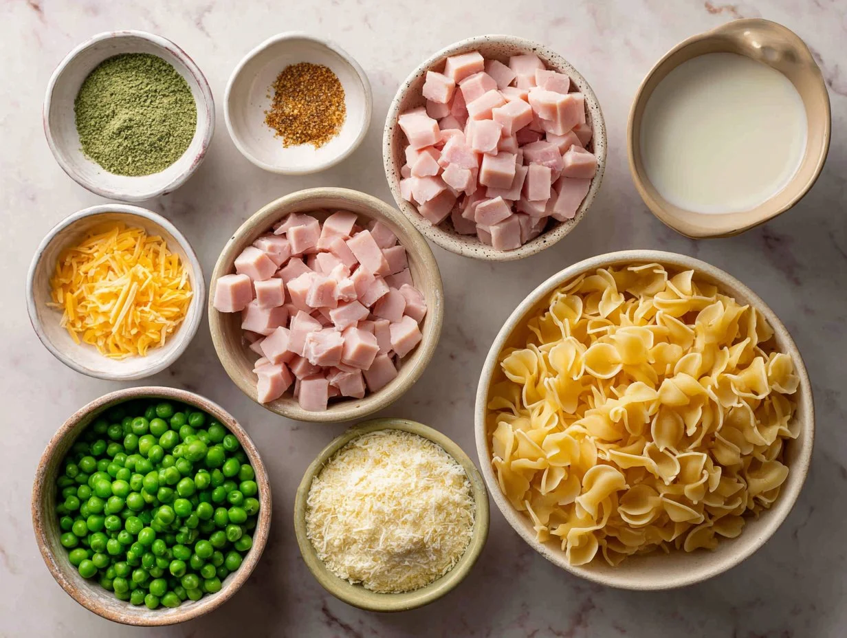 Ham and Pea Pasta Casserole