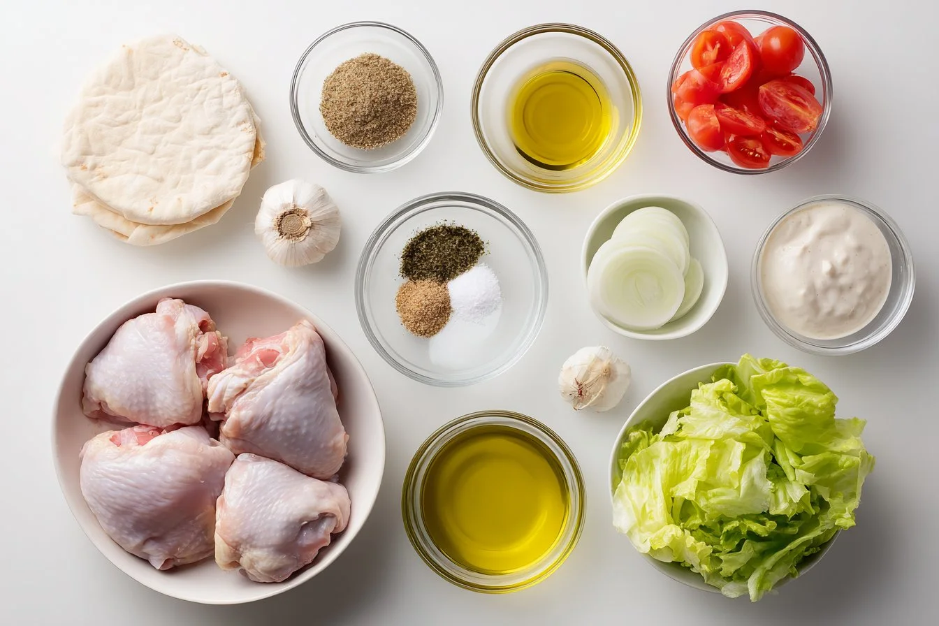 Slow Cooker Chicken Shawarma